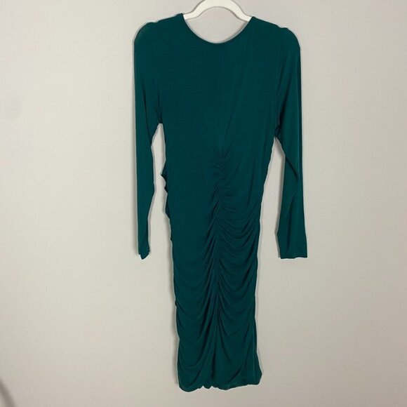 Sundance Bodycon Surplice Dress Womens Medium M Long Sleeve - Picture 4 of 6